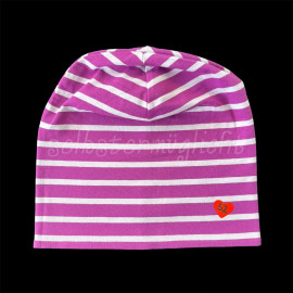 Beanie vio Streifen/vio 52