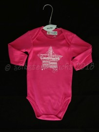 Body bedruckt Luusmaitli pink, Gr. 74/80