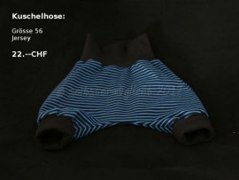 Kuschelhose gestreift 56