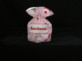 Naschsack, rosa Cupcakes